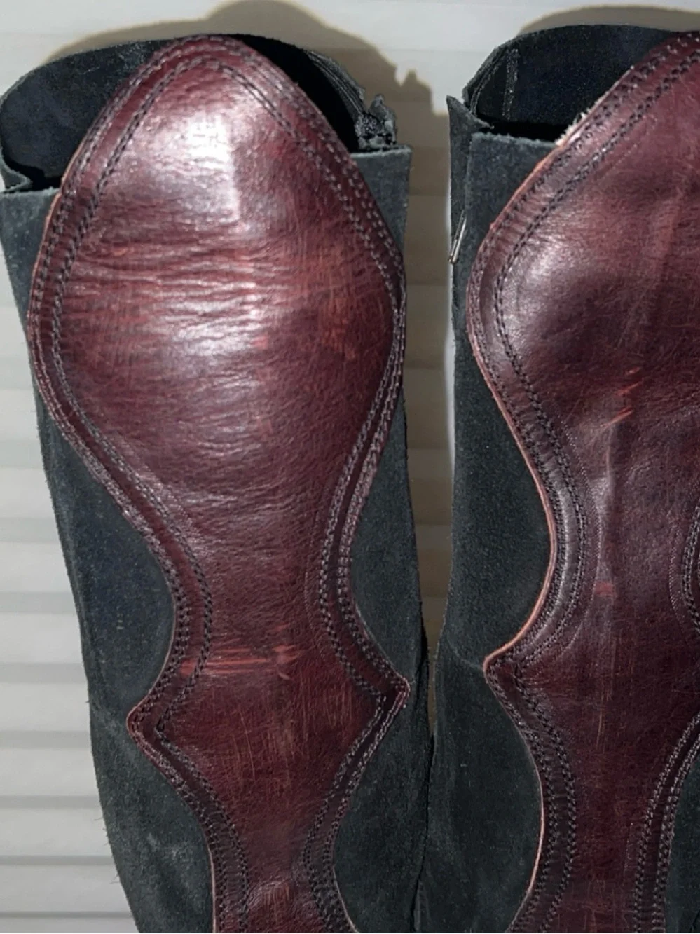 FREEBIRD Fuego Black Suede Knee-High Boots
